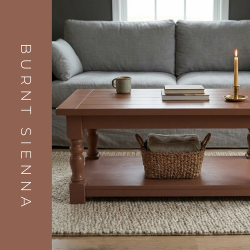 Burnt Sienna soy stain
