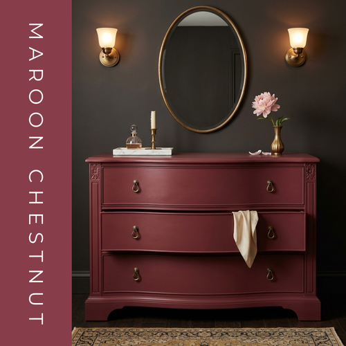 Maroon Chestnut soy stain