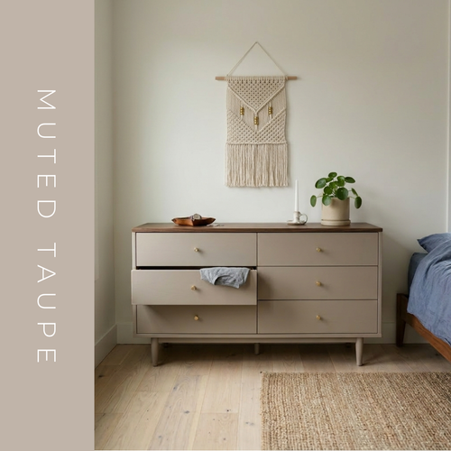 Muted Taupe soy stain