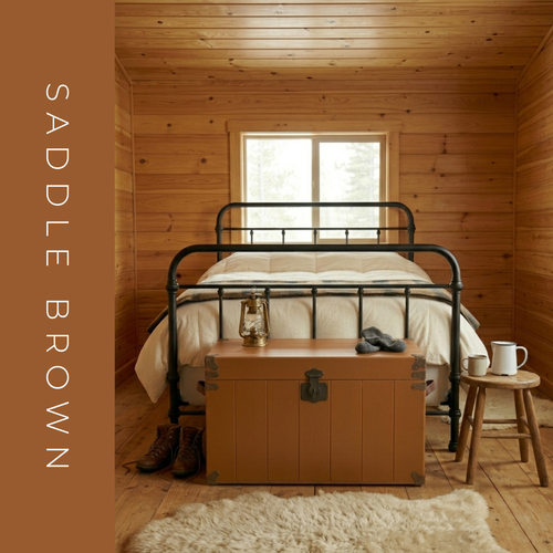 Saddle Brown soy stain