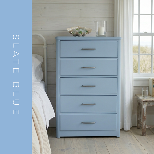 Slate Blue soy stain