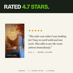 Customer review of Evolve soy stain in Rustic Stone, rated 4.7 stars across 22 reviews