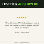 Five star customer review of GreenEZ Furniture Stripper from verified buyer Becky M.